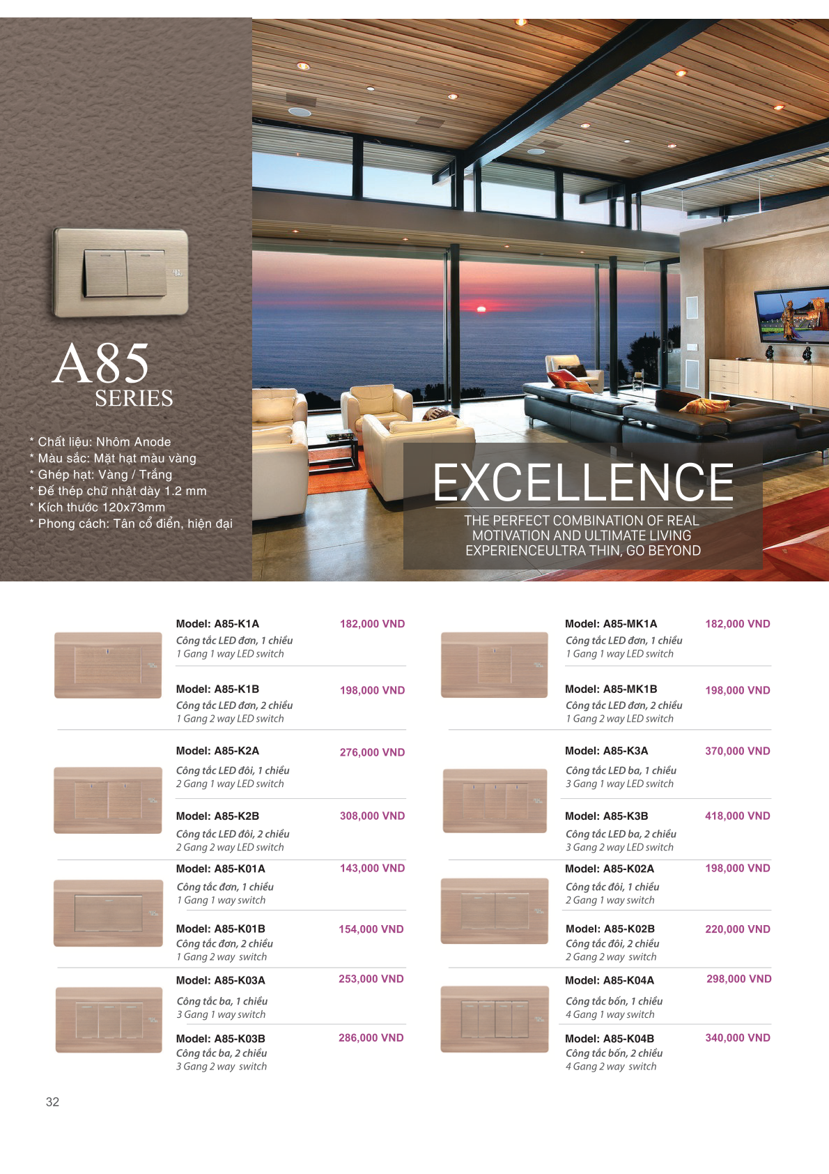 THIẾT BỊ ĐIỆN CHÂU ÂU - ART DNA