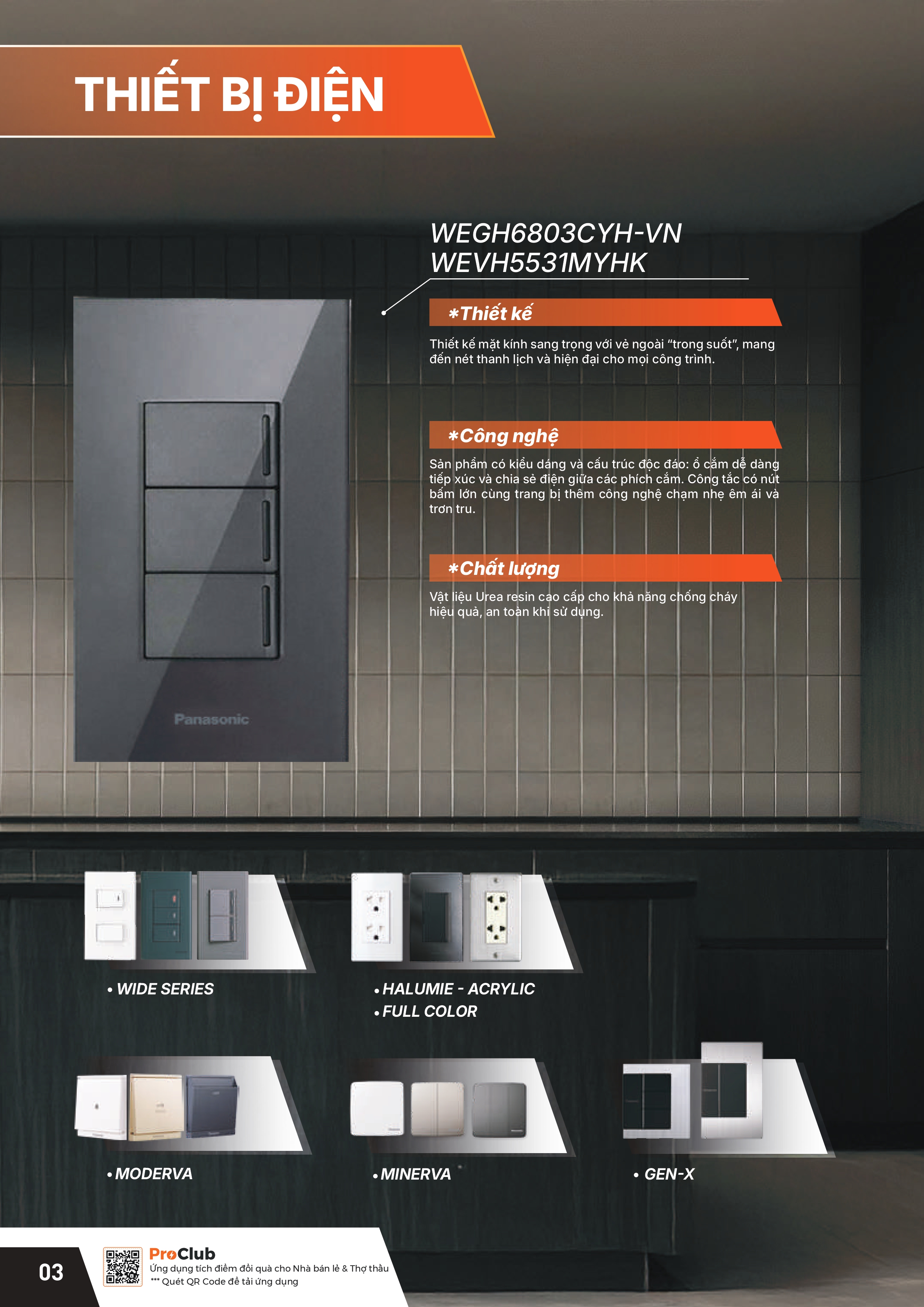 THIẾT BỊ ĐIỆN PANASONIC-NANOCO