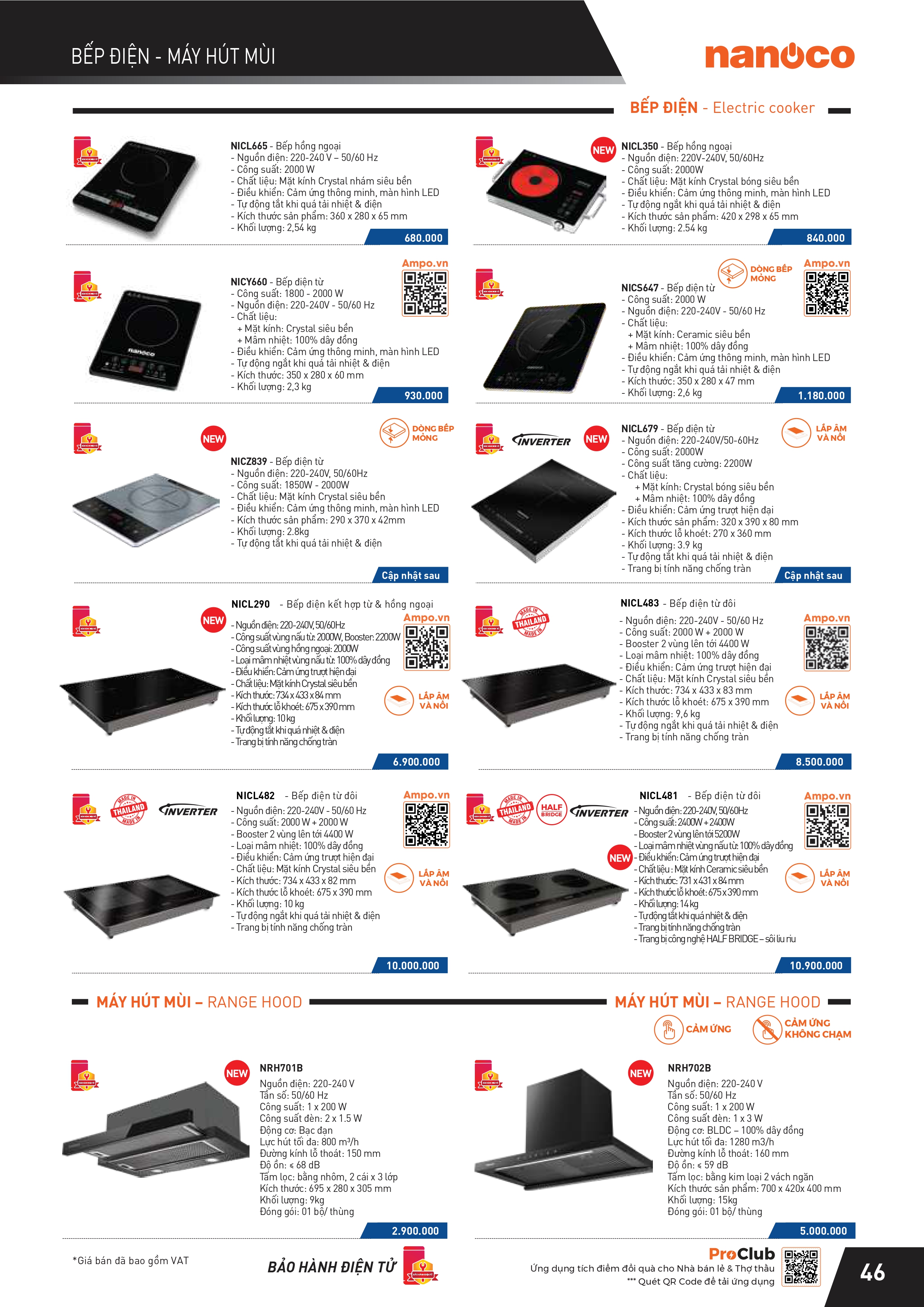 THIẾT BỊ ĐIỆN PANASONIC-NANOCO