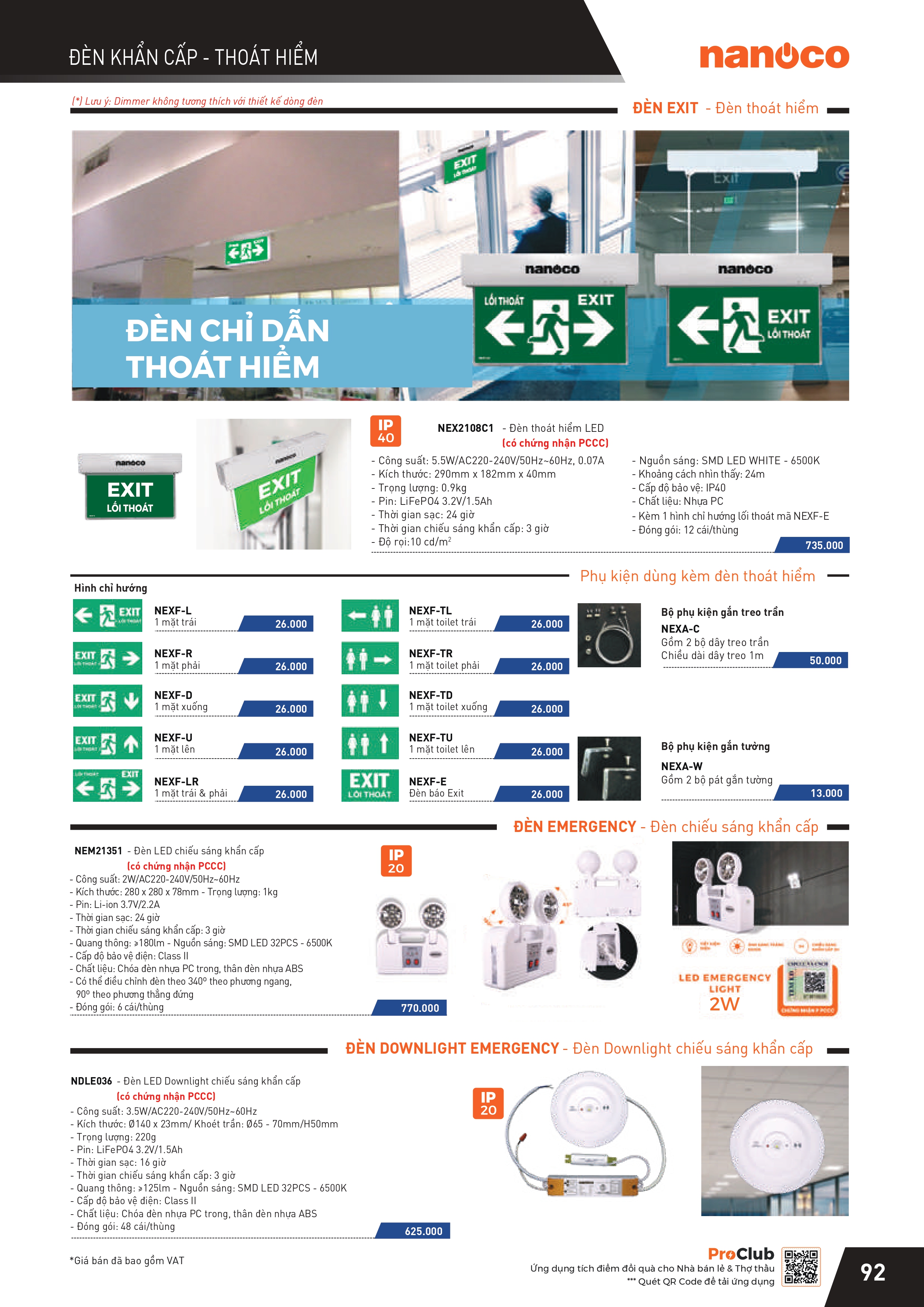 THIẾT BỊ ĐIỆN PANASONIC-NANOCO