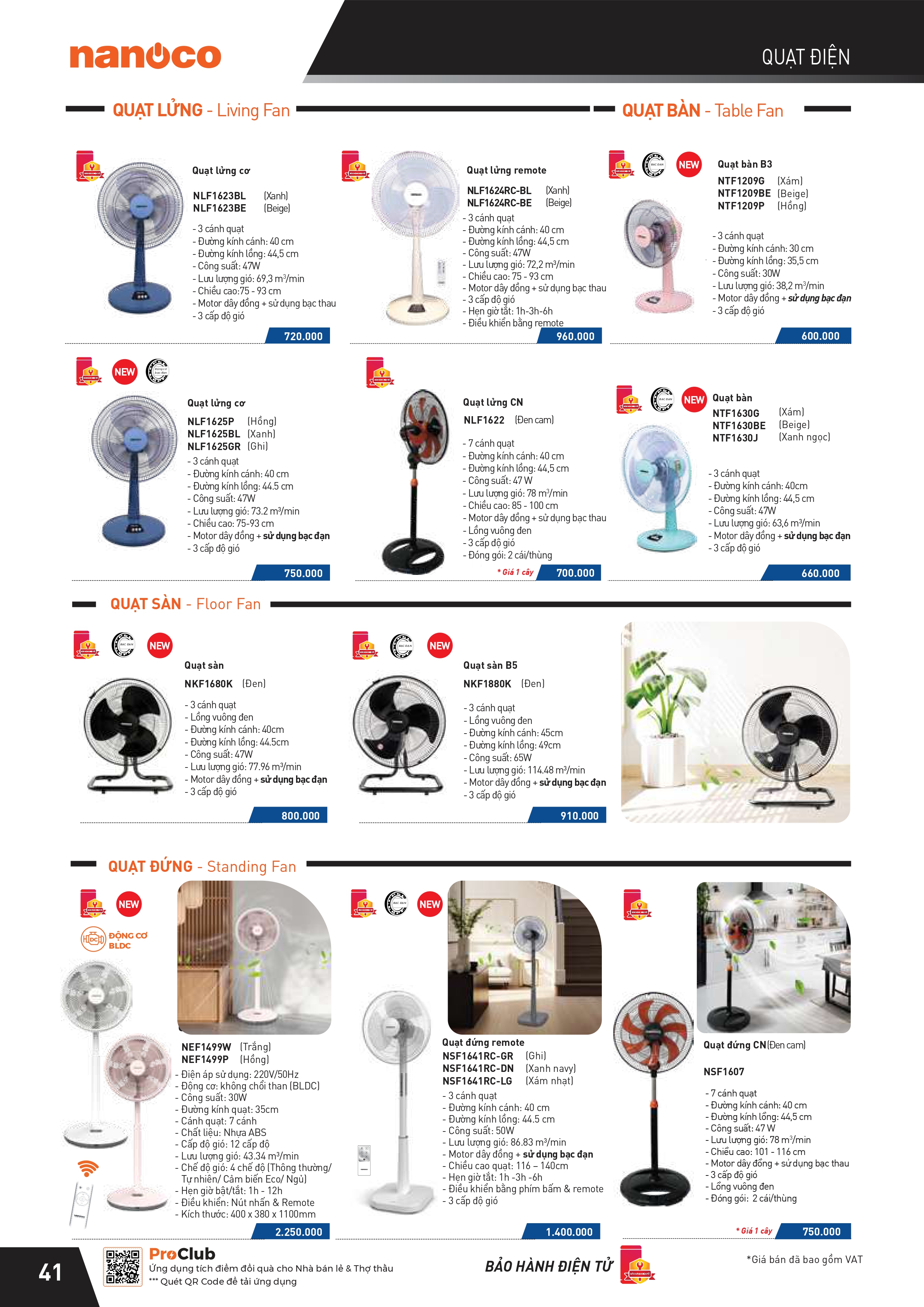 THIẾT BỊ ĐIỆN PANASONIC-NANOCO