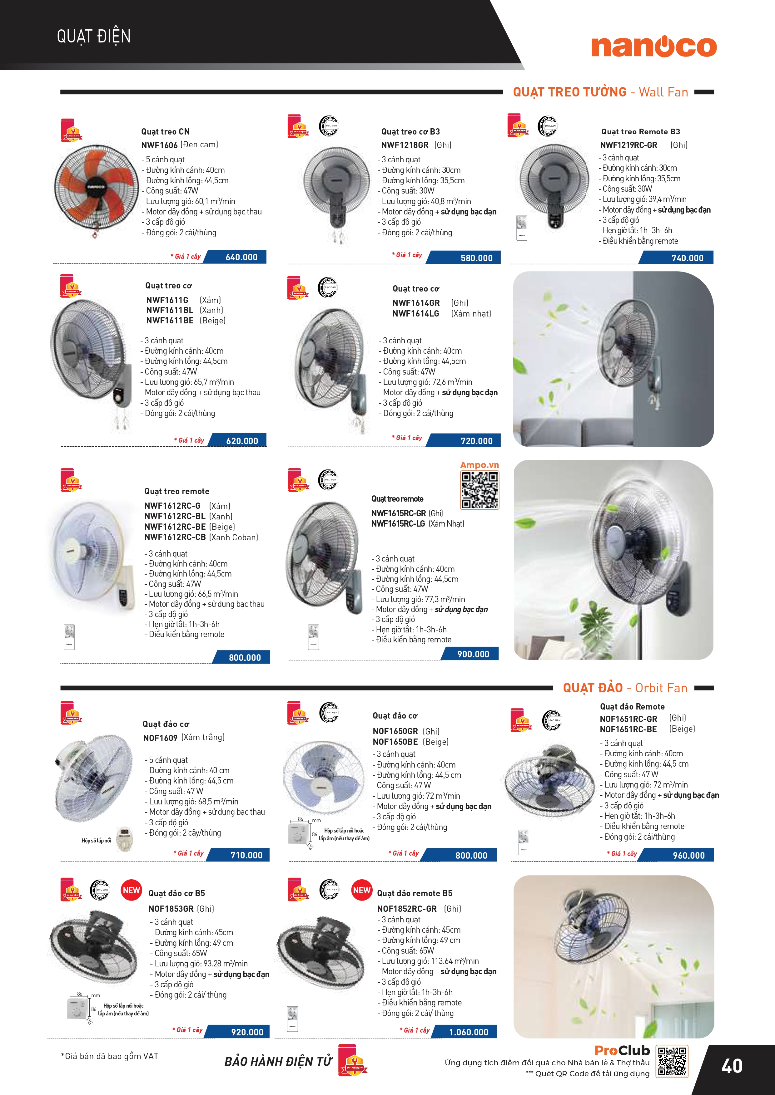THIẾT BỊ ĐIỆN PANASONIC-NANOCO